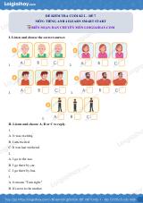 Đề thi học kì 2 Tiếng Anh 4 iLearn Smart Start - Đề số 7